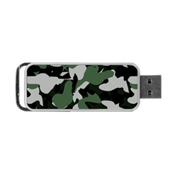 Illustration Camouflage Camo Army Soldier Abstract Pattern Portable Usb Flash (two Sides) by danenraven
