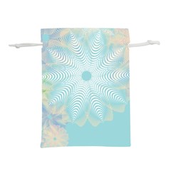 Floral Abstract Flowers Pattern Lightweight Drawstring Pouch (m) by danenraven