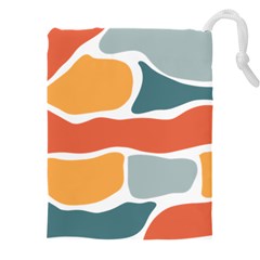Geometric Bricks   Drawstring Pouch (4xl) by ConteMonfreyShop