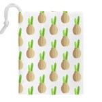Succulent Vases  Drawstring Pouch (4XL) Back