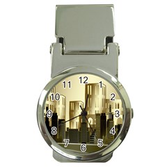Architecture City House Money Clip Watches by Jancukart