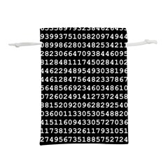 Illustration Pi Circle Diameter Circumference Lightweight Drawstring Pouch (l) by Wegoenart