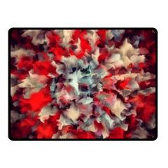 Mirror Fractal Fleece Blanket (small) by Sparkle