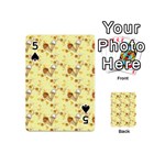 Ice Cream Cone Dessert Playing Cards 54 Designs (Mini) Front - Spade5