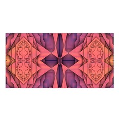 Pattern Colorful Background Satin Shawl 45  X 80  by Ravend