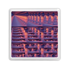 Abstract Pattern Colorful Background Memory Card Reader (square) by Ravend