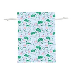 Illustration Flower Pattern Wallpaper Seamless Lightweight Drawstring Pouch (m) by Ravend
