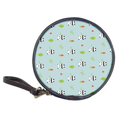 Background Pattern Panda Bamboo Classic 20-cd Wallets by Ravend