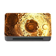 Olive Oil Bubbles Gold Oil Food Memory Card Reader With Cf by Wegoenart
