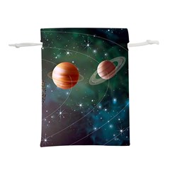 Planet Galaxy Fantasy Lightweight Drawstring Pouch (m) by danenraven