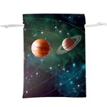 Planet Galaxy Fantasy  Lightweight Drawstring Pouch (XL) Front