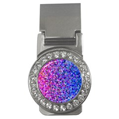 Abstract Triangle Tile Mosaic Pattern Money Clips (cz)  by danenraven