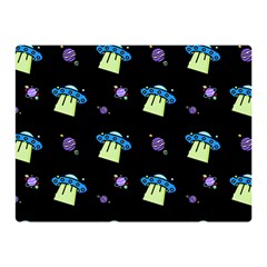 Galaxy Cosmos Rocket Spaceship Ufo Double Sided Flano Blanket (mini)  by Wegoenart