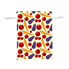 Vegetable Food Illustration Patterntexture Lightweight Drawstring Pouch (l) by Wegoenart