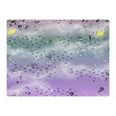 Bird Art Design Pattern Butterfly Double Sided Flano Blanket (mini)  by Wegoenart