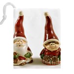 Christmas Figures 2 Drawstring Pouch (5XL) Back