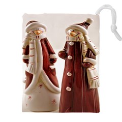 Christmas Figures 3 Drawstring Pouch (5xl) by artworkshop