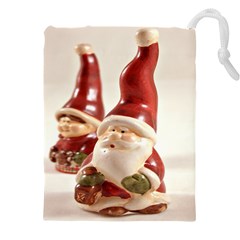 Christmas Figures4 Drawstring Pouch (4xl) by artworkshop