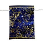 Constellation Perseus Andromeda Galaxy  Lightweight Drawstring Pouch (XL) Back