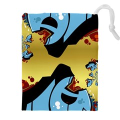 Abstract 3d Art New World Drawstring Pouch (4xl) by Wegoenart