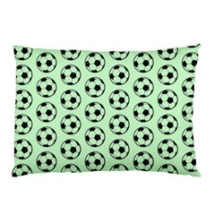 Pattern Ball Soccer Background Pillow Case by Wegoenart