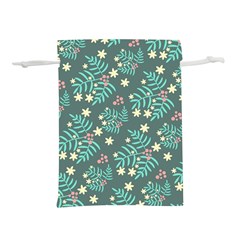 Illustration Pattern Seamless Lightweight Drawstring Pouch (l) by Ravend