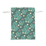 Illustration Pattern Seamless Lightweight Drawstring Pouch (L) Front