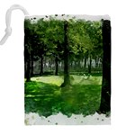 Beeches Trees Tree Lawn Forest Nature Drawstring Pouch (5XL) Back