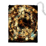 Science Fiction Background Fantasy Drawstring Pouch (4XL) Front