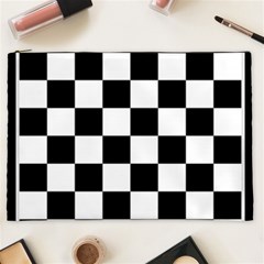 Chess Board Background Design Cosmetic Bag (xxl) by Wegoenart