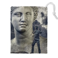 Men Taking Photos Of Greek Goddess Drawstring Pouch (4xl) by dflcprintsclothing