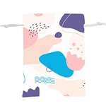 Hand-drawn-abstract-organic-shapes-background  Lightweight Drawstring Pouch (XL) Front