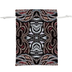 Autumn Patterns  Lightweight Drawstring Pouch (xl) by kaleidomarblingart