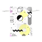 Graphic-design-geometric-background Lightweight Drawstring Pouch (S) Back