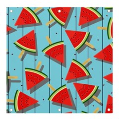 Blue Watermelon Popsicle  Banner And Sign 4  X 4  by ConteMonfrey