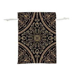 Zentangle-styled-ornament-pattern Lightweight Drawstring Pouch (s) by Wegoenart