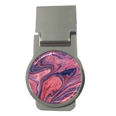Abstract-colorful-painting-background-closeup Money Clips (round)  by Wegoenart