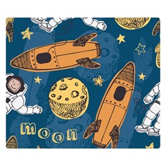 Missile Pattern Double Sided Flano Blanket (small)  by Wegoenart