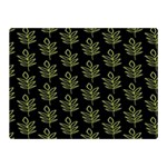 Autumn Leaves Black Double Sided Flano Blanket (Mini)  35 x27  Blanket Front