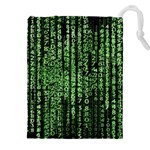 Matrix Technology Tech Data Digital Network Drawstring Pouch (4XL) Front