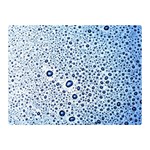 Drop Water Background Macro Splash Rain Drink Double Sided Flano Blanket (Mini)  35 x27  Blanket Back