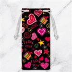 Multicolored Wallpaper, Love Vector Hearts Background Romantic Jewelry Bag Back