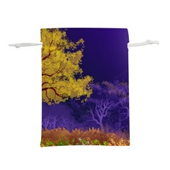 Landscape Illustration Night Light Lightweight Drawstring Pouch (l) by Wegoenart