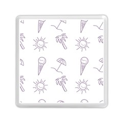 Doodles - Beach Time! Memory Card Reader (square) by ConteMonfrey