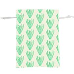Watercolor Seaweed Lightweight Drawstring Pouch (XL) Front