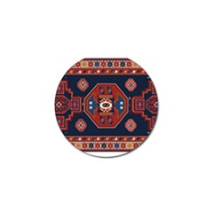 Armenian Carpet Golf Ball Marker (4 Pack) by Gohar