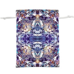 Amethyst Repeats Lightweight Drawstring Pouch (xl) by kaleidomarblingart