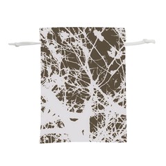 Botanical Motif Drawing Design Lightweight Drawstring Pouch (l) by dflcprintsclothing