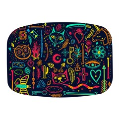 Sketch Graphic Illustration Mini Square Pill Box by Vaneshart