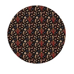 Carpet Symbols Mini Round Pill Box by Gohar
